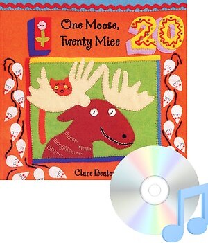 Pictory Set Pre-Step 01 : One Moose Twenty Mice (Paperback + Audio CD)