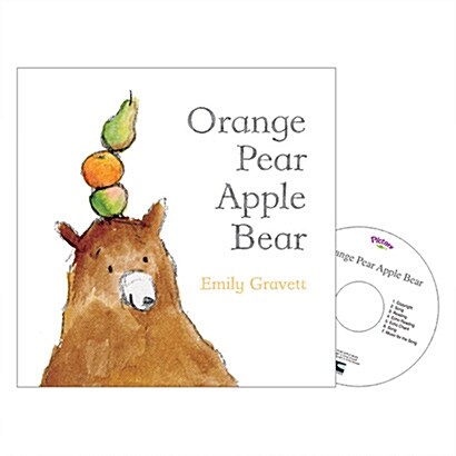 Pictory Set Infant & Toddler 08 : Orange Pear Apple Bear (Paperback + Audio CD)