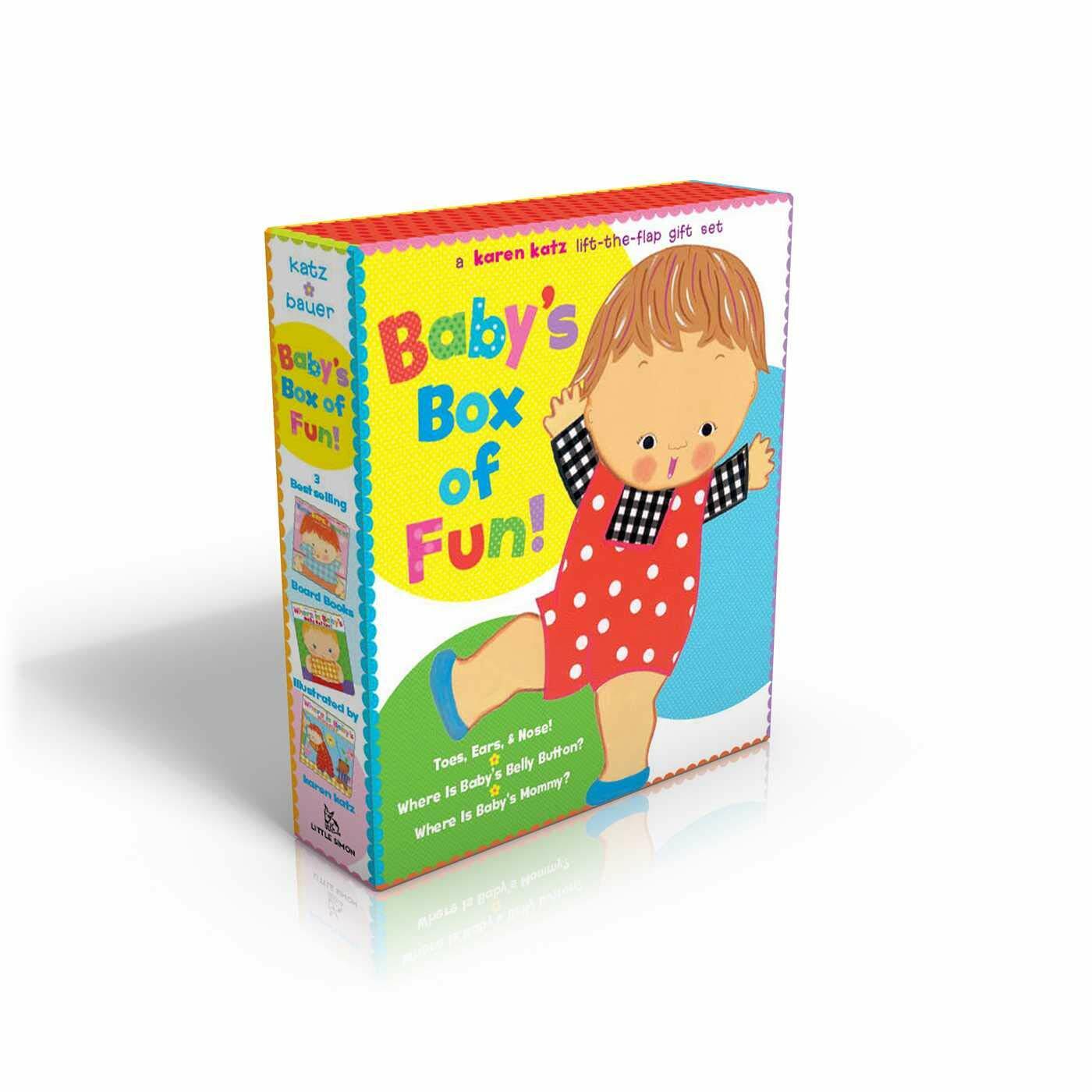 Babys Box of Fun: A Karen Katz Lift-The-Flap Gift Set (Board Book 3권)