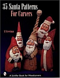 35 Santa Patterns for Carvers (Paperback)