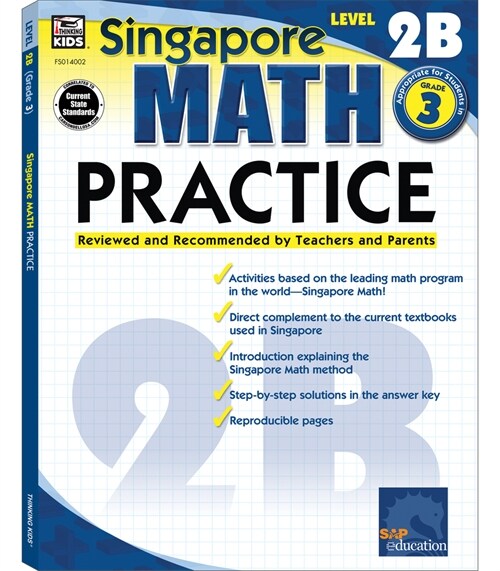 [중고] Math Practice, Grade 3 (Paperback)