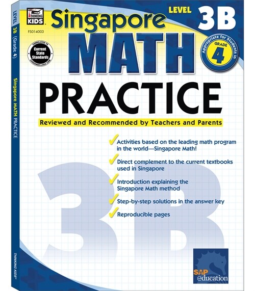 [중고] Math Practice, Grade 4 (Paperback)