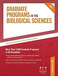Petersons Graduate Programs in the Biological Sciences (Hardcover, 45th)