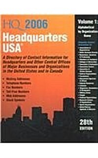 Headquarters USA 2006 2 Vol Set: (Hardcover)