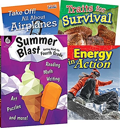 Learn-At-Home: Summer Stem Bundle Grade 4 (Paperback)