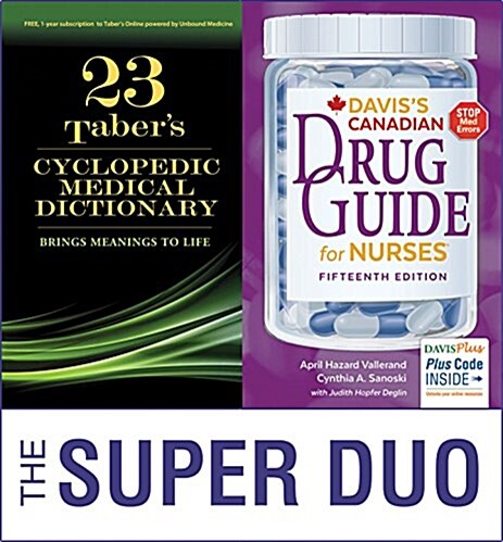 Tabers Cyclopedic Medical Dictionary Index + Daviss Drug Guide for Nurses, 15th Canadian Ed. (Paperback, 23th)