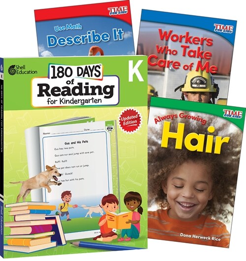 Learn-At-Home: Reading Bundle Grade K: 4-Book Set (Paperback)