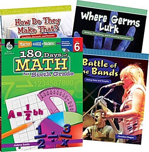 Learn-At-Home: Math Bundle Grade 6 (Paperback)