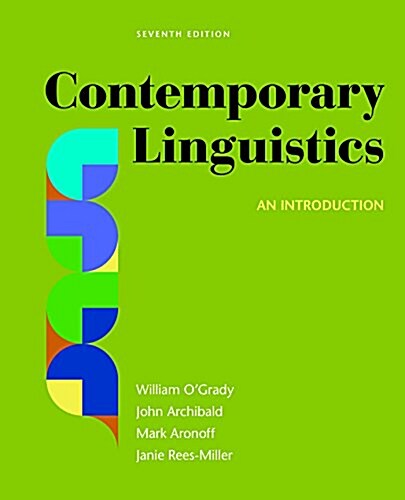 Contemporary Linguistics: An Introduction (Paperback, 7)