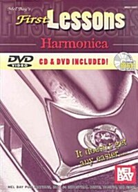 First Lessons: Harmonica [With CDWith DVD] (Paperback)