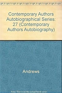 Contemporary Authors Autobiographical Series (Hardcover)