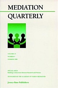 Mediation Quarterly, No. 4, Winter 1998 (Paperback)