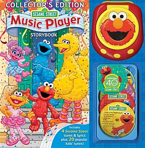 Sesame Street Music Player Storybook [With Music Player & 4 CDs] (Hardcover, Collector)