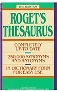 The Bantam Rogets Thesaurus in Dictionary Form (Prebound)