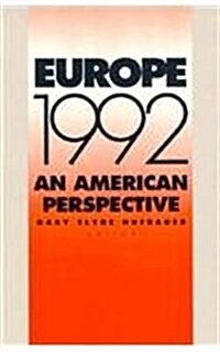 Europe 1992: An American Perspective (Paperback)