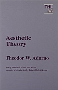 Aesthetic Theory (Hardcover)