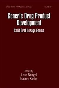 Generic Drug Product Development (Hardcover)