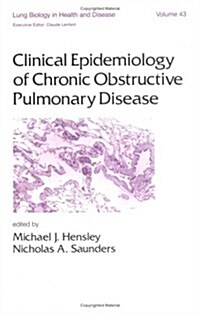 Clinical Epidemiology of Chronic Obstructive Pulmonary Disease (Hardcover)