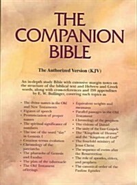 Companion Bible-KJV (Leather, Black Genuine L)