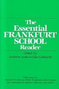 The Essential Frankfurt School Reader (Paperback)