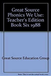 Great Source Phonics We Use (Hardcover)