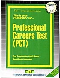 Professional Careers Test (PCT) (Paperback)
