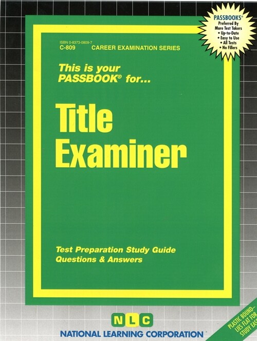 Title Examiner (Spiral)