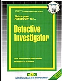 Detective Investigator (Paperback, Spiral)
