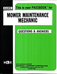 Mower Maintenance Mechanic (Paperback)