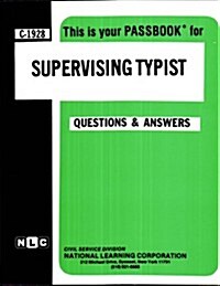 Supervising Typist (Spiral)