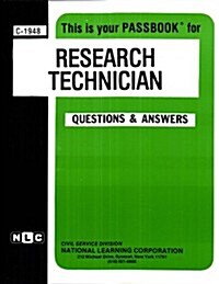 Research Technician: Test Preparation Study Guide, Questions & Answers (Paperback)