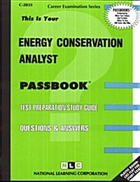 Energy Conservation Analyst (Paperback)