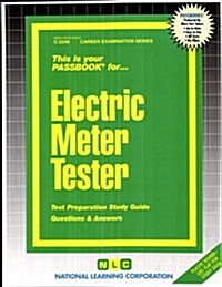 Electric Meter Tester: Passbooks Study Guide (Spiral)