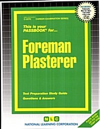 Foreman Plasterer (Paperback)