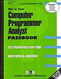 Computer Programmer Analyst: Passbooks Study Guide (Spiral)
