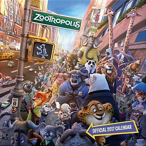 Zootopia Official 2017 Square Calendar (Calendar)