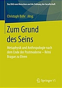 Zum Grund Des Seins: Metaphysik Und Anthropologie Nach Dem Ende Der Postmoderne - R?i Brague Zu Ehren (Hardcover, 1. Aufl. 2017)