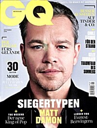 GQ Deutschland (월간 독일판): 2016년 09월호