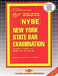 New York State Bar Examination (Nybe): Passbooks Study Guide (Spiral)