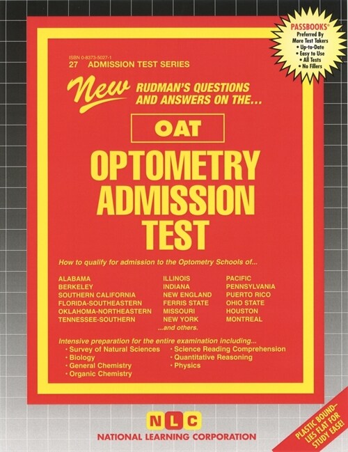 Optometry Admission Test (Oat) (Paperback)