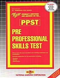 Pre Professional Skills Test (Ppst): Passbooks Study Guide (Spiral)