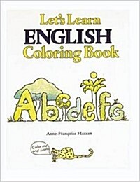 Lets Learn English Coloring Book (Paperback)
