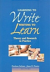 Learning To Write, Writing To Learn (Paperback)