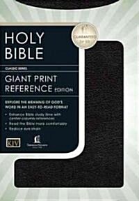 Giant Print Reference Bible-KJV-Center Column (Imitation Leather)