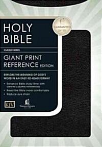 Giant Print Classic Reference Bible-KJV-Center Column (Bonded Leather)