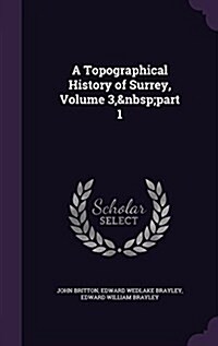 A Topographical History of Surrey, Volume 3, Part 1 (Hardcover)