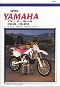 Yamaha YZ125-250 (1988-1993) & WR250Z (1991-1993) Motorcycle Service Repair Manual (Paperback)