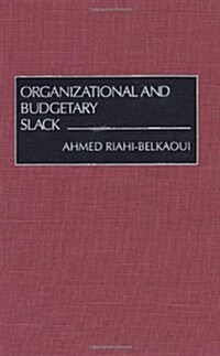 Organizational and Budgetary Slack (Hardcover)