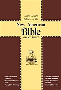Saint Joseph Giant Print Bible-NABRE (Hardcover, New American Bi)