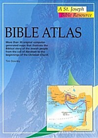 Bible Atlas: More Than 30 Original Computer-Generate Maps That Illustrate the Biblical Story of the Jewish People from the (Paperback)
